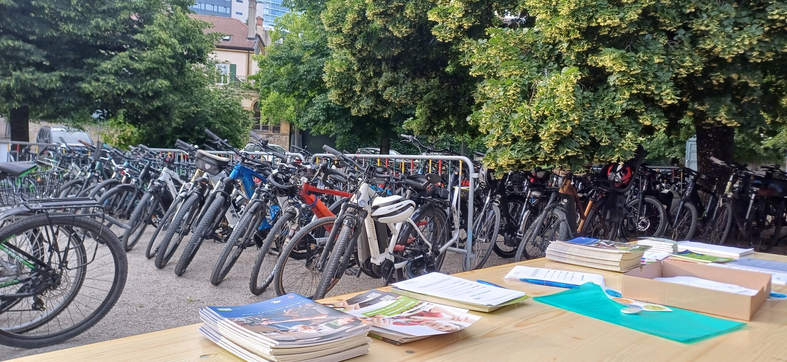 Parc à vélo Festi'neuch 2024