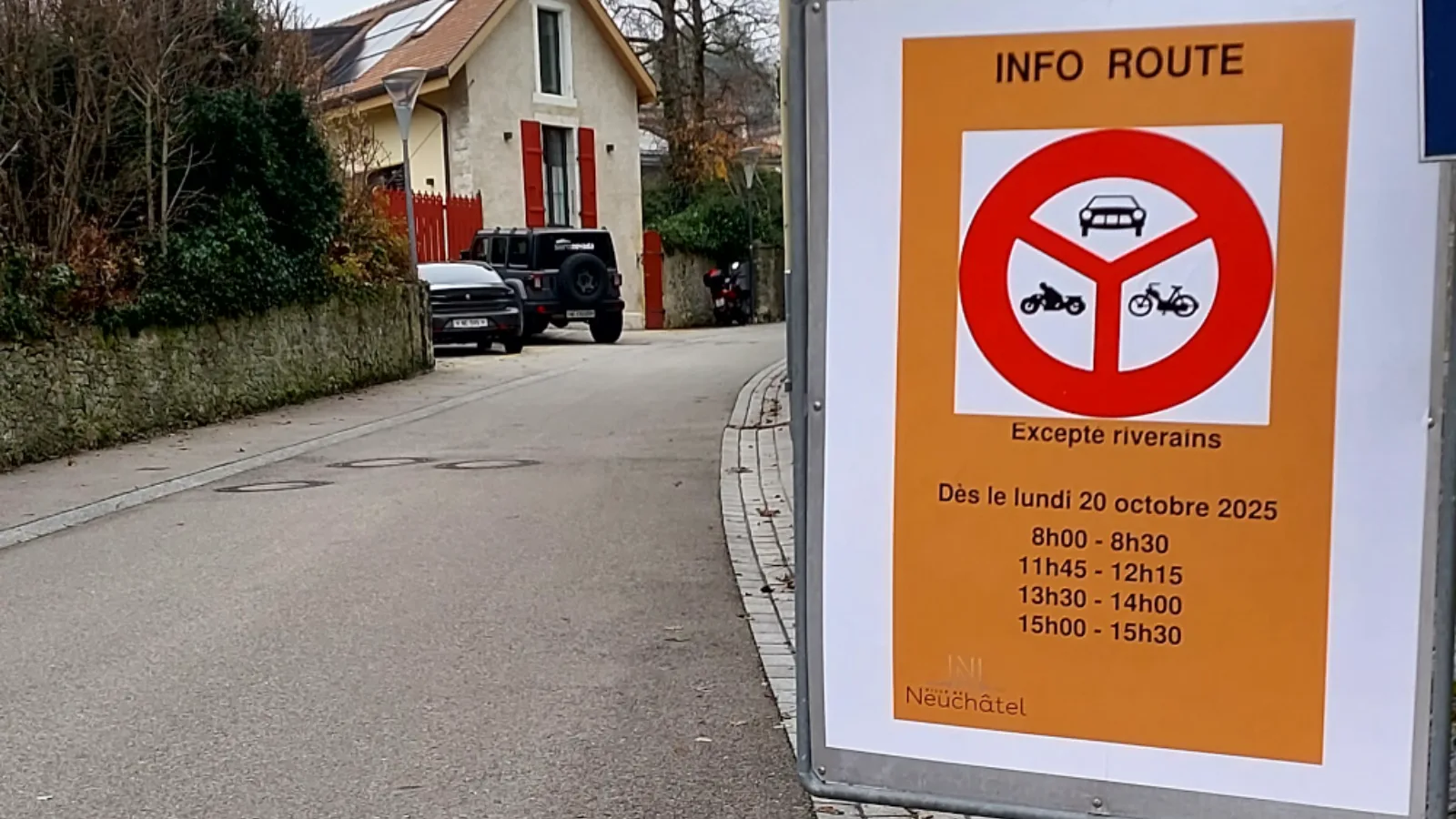 Rue scolaire safrieres