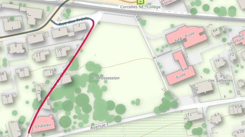 Plan de la rue scolaire