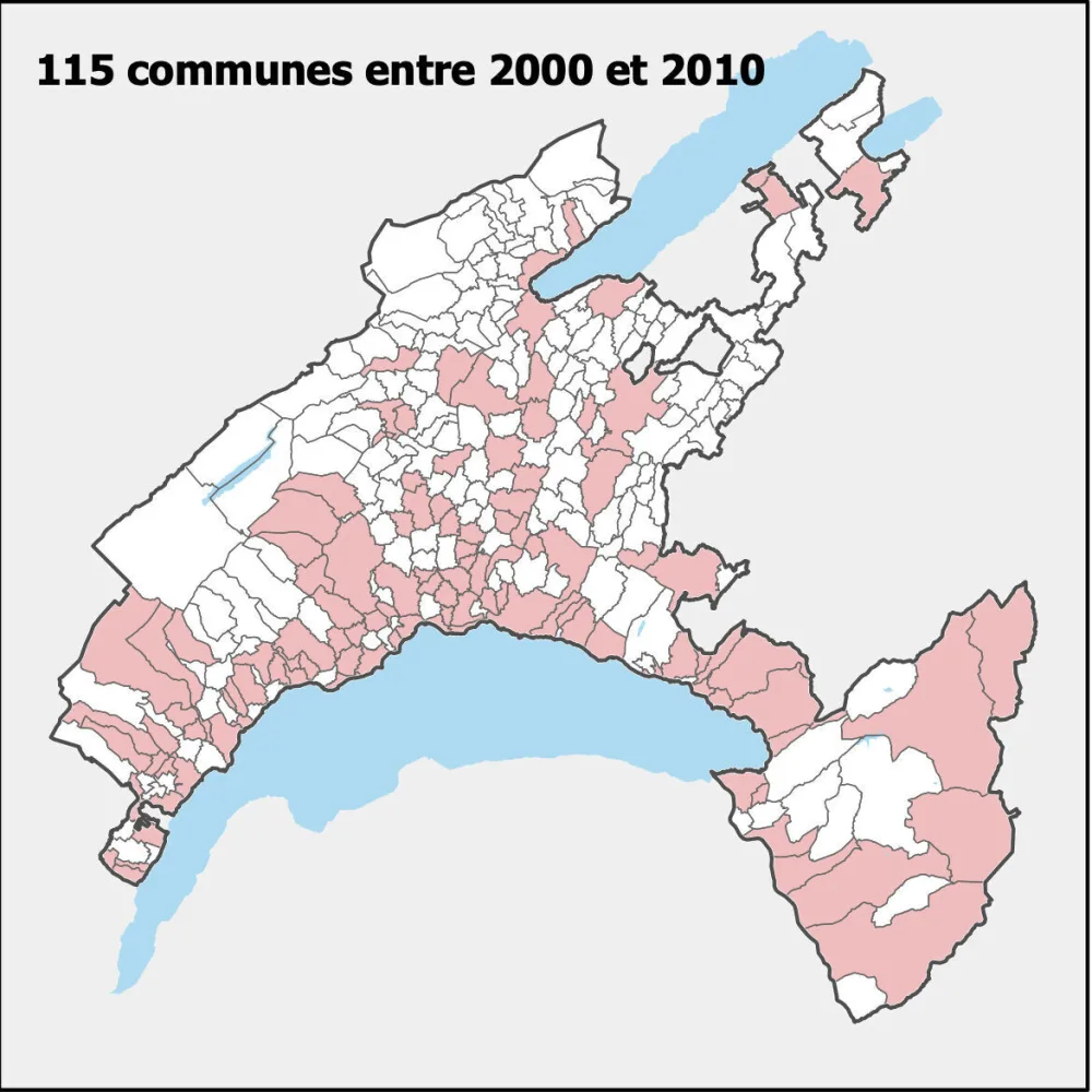30 kmh octobre 2025 vaud carte communes avec zone 30 2010