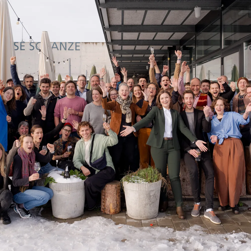 Non à l’extension des autoroutes . Fête de la votation.