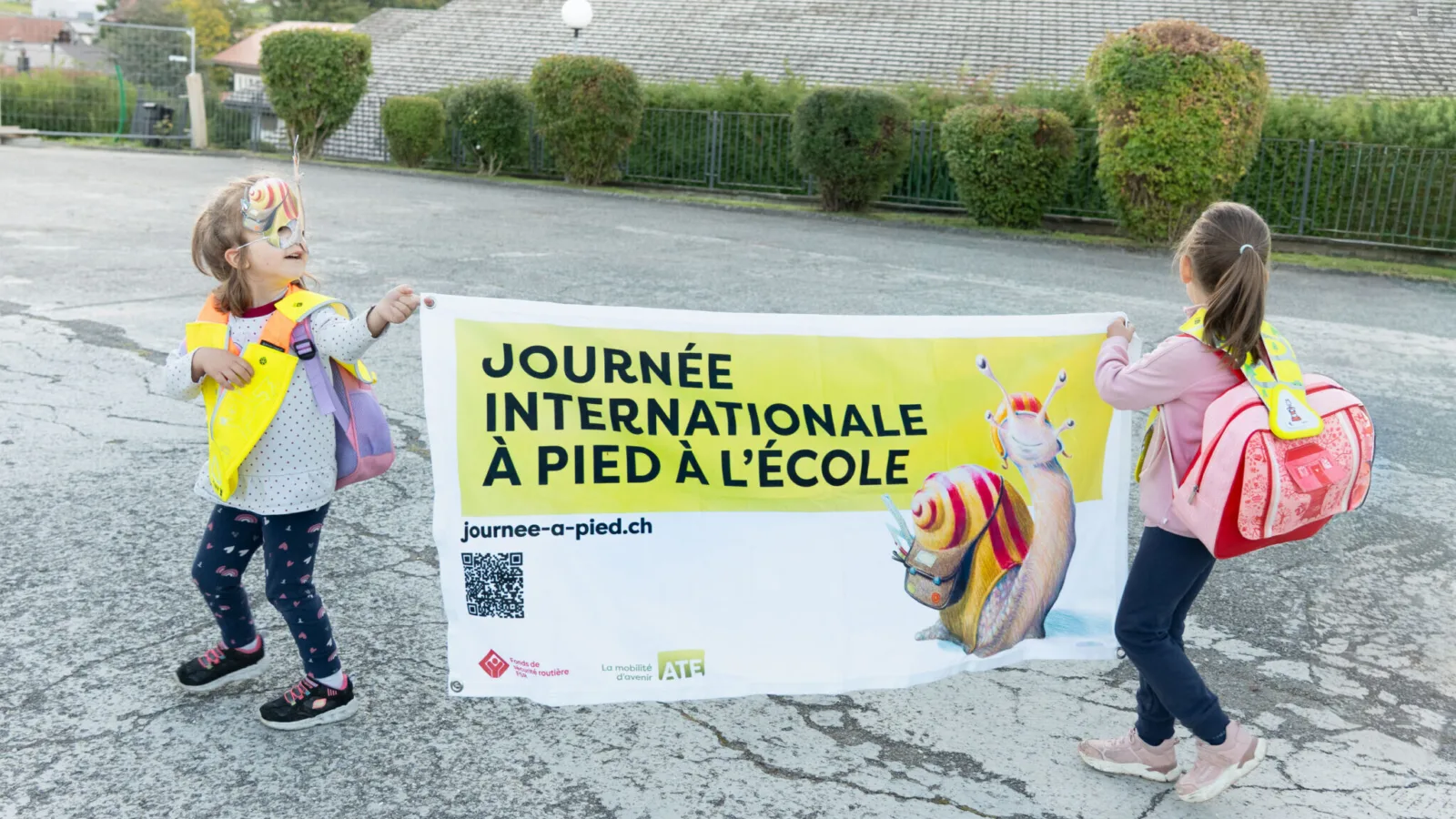 Journée internationale à pied à l'école la roche