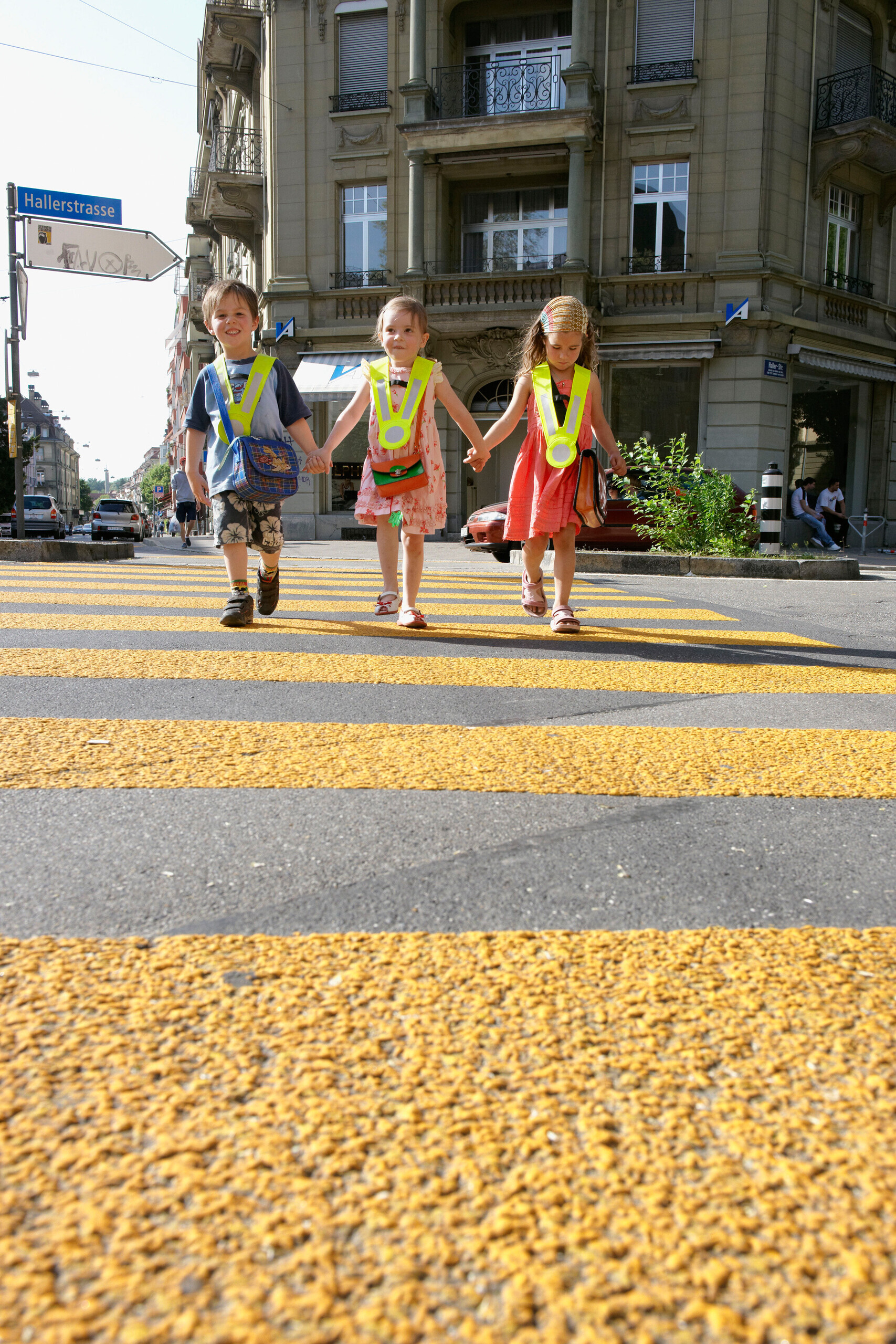 Chemin de l'école Enfants sécurité Quartier