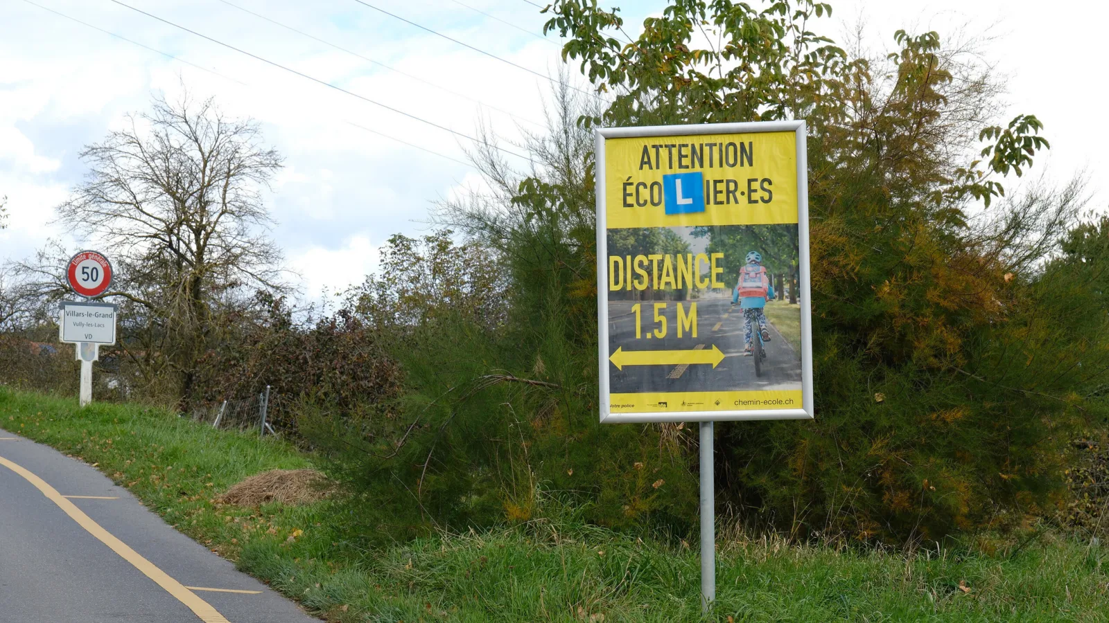 Campagne nationale de sécurité routière «Arrêtez-vous pour les écolier·ères»