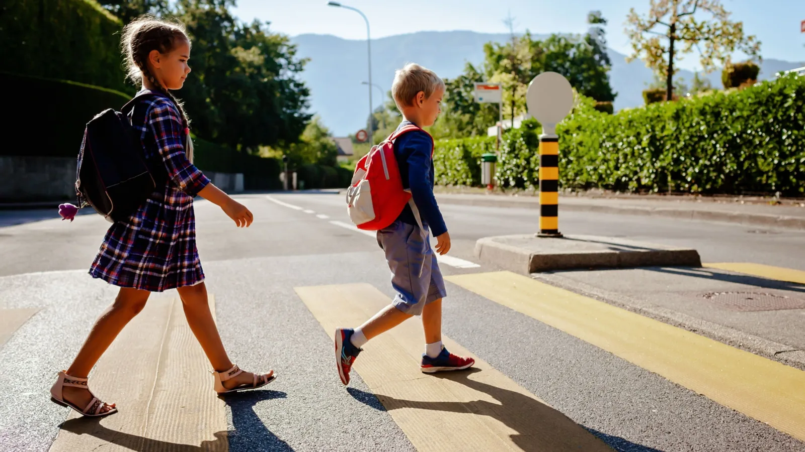 Yougov Kinder auf dem Schulweg