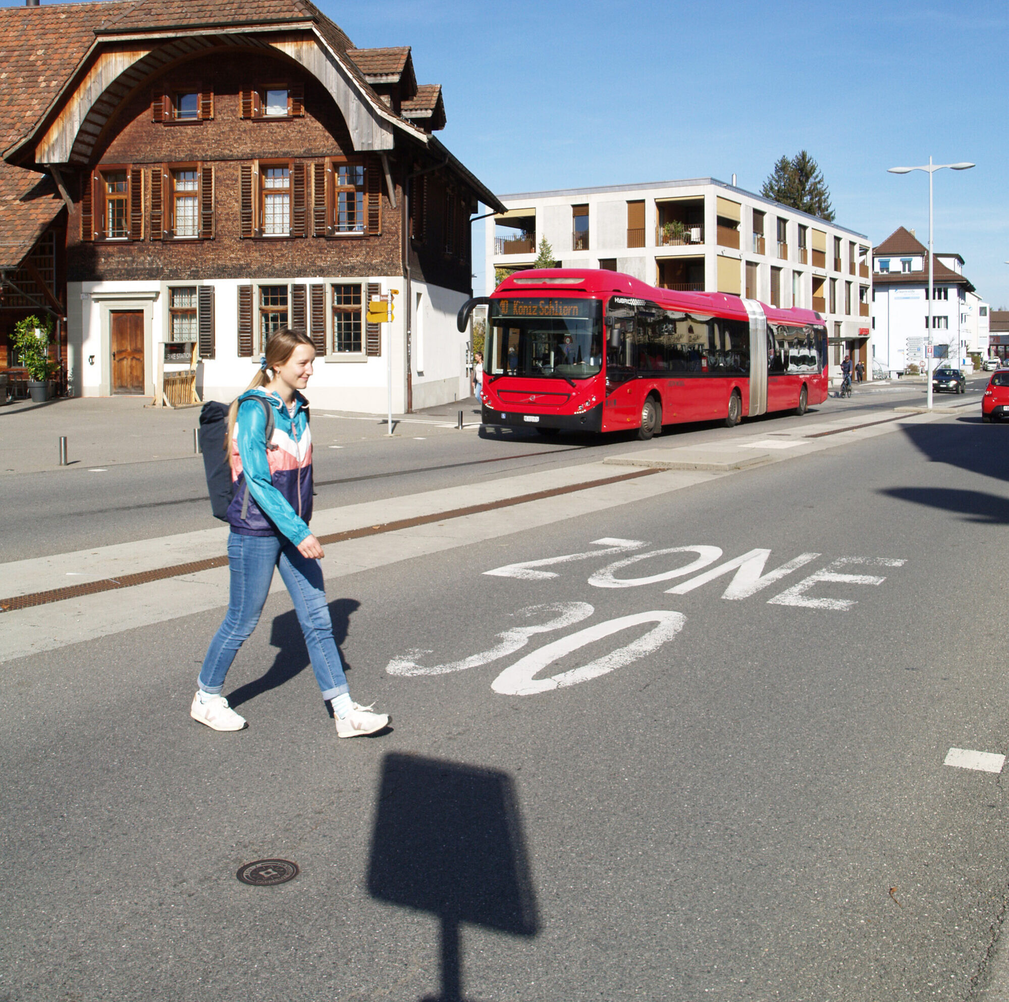 zone 30km/h Sécurité routière  Qualité de vie transport public
