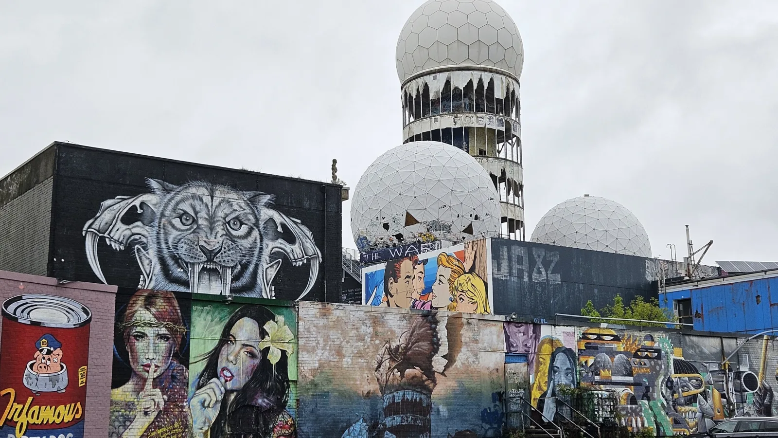 Randonnée à Berlin Station d'écoute Teufelsberg