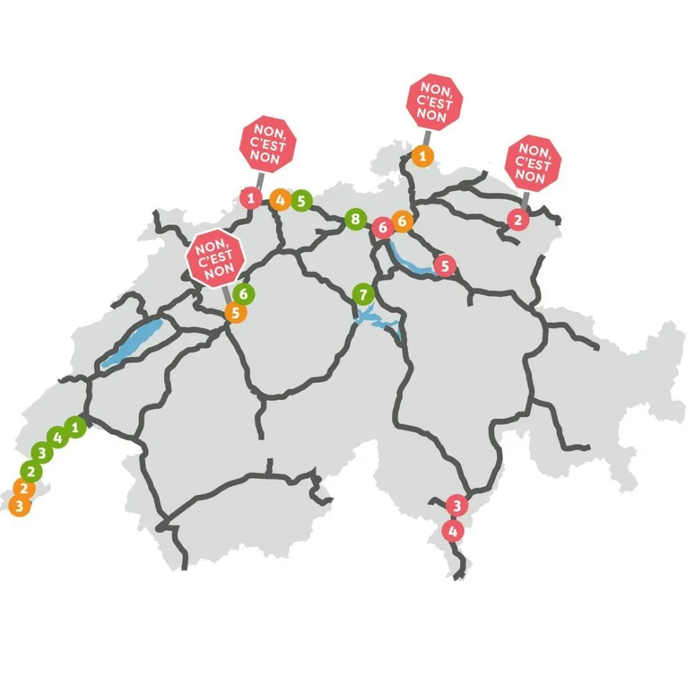 Transports 2045 Non c'est Non Swiss