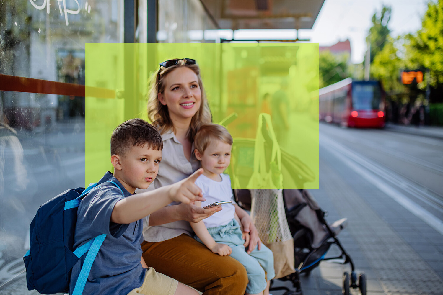 Famille Tramway Quai Adhésion ATE