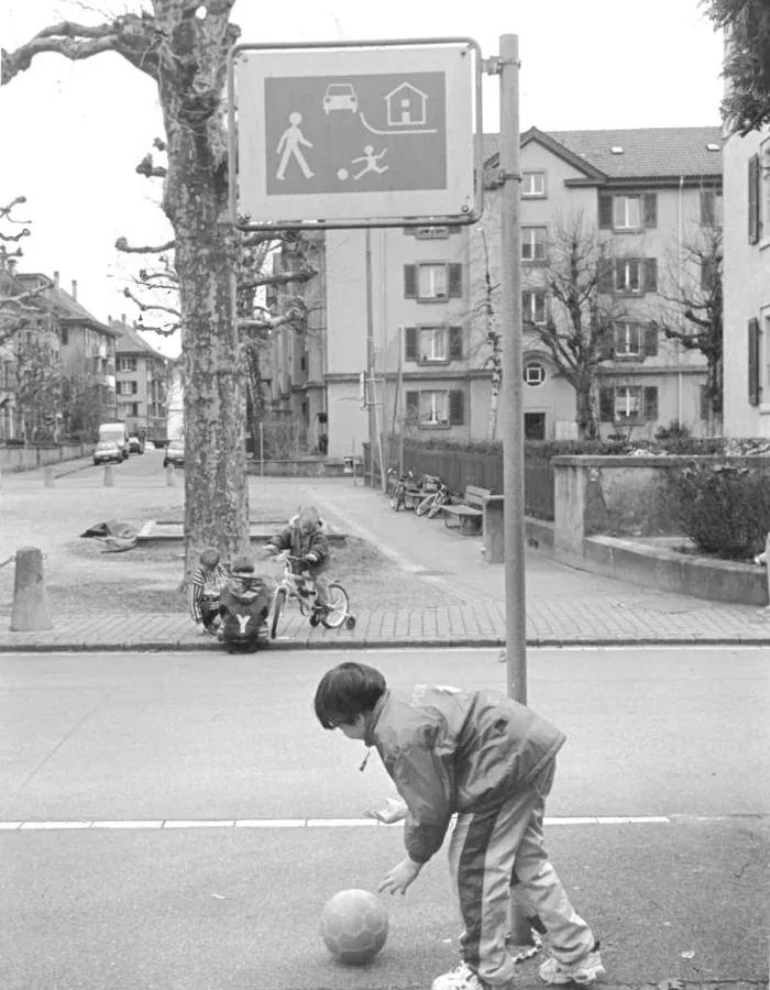 Flanierquartier Schild 1