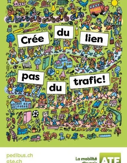 Pedibus, à pied,  à l'école, pour tous le temps