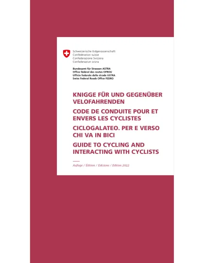 Code de conduite pour et envers les cyclistes