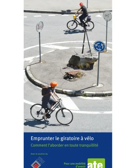 Emprunter le giratoire à vélo