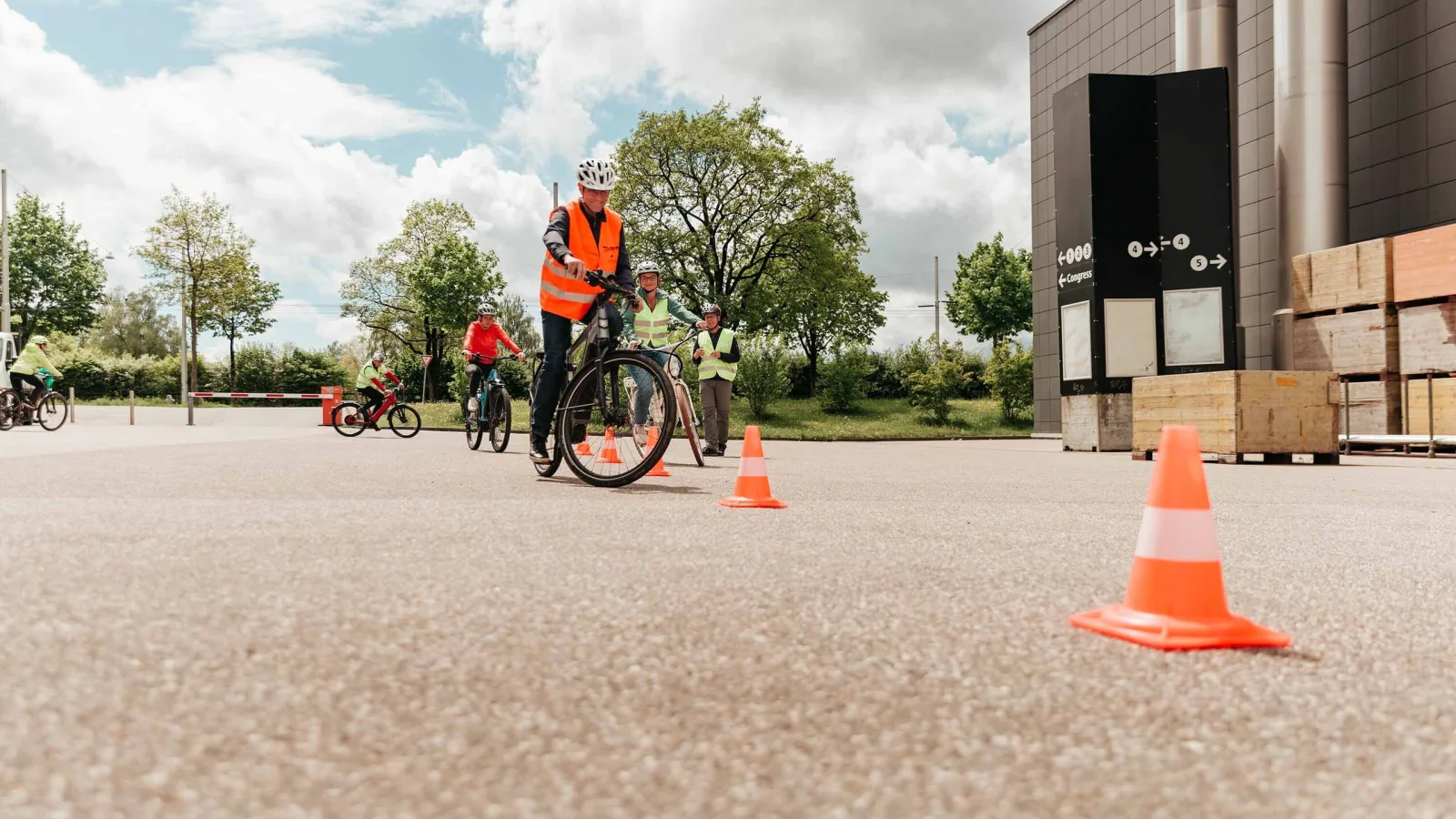 Conducteur de vélo électrique Cours