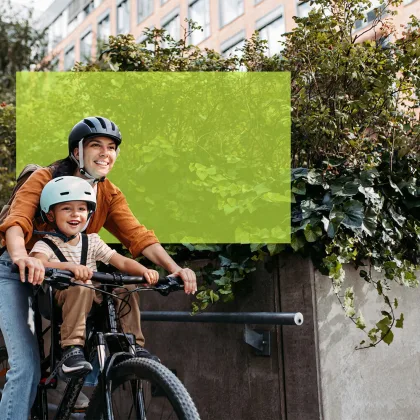 Femme Vélo Siège enfant Assurance vélo