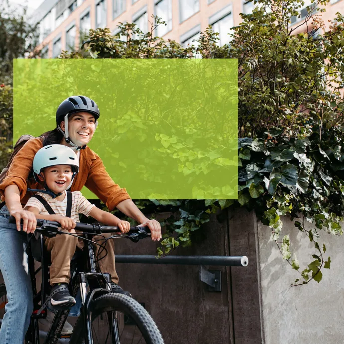 Femme Vélo Siège enfant Assurance vélo