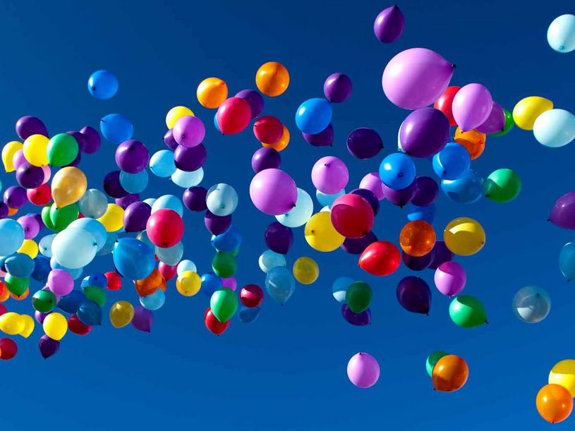 Farbige Luftballone